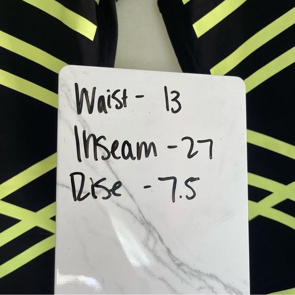 Alo Yoga Striped Black Glow in the Dark Leggings - Picture 3 of 6